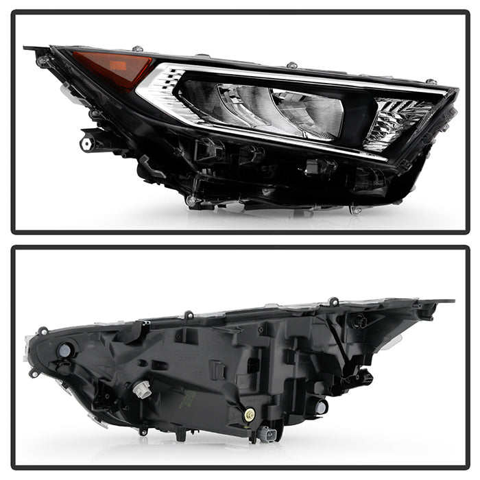 xTune Toyota RAV4 19-20 Passenger Side Chrome Bezel LED Headlights- OEM Right