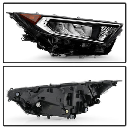 xTune Toyota RAV4 19-20 Passenger Side Chrome Bezel LED Headlights- OEM Right