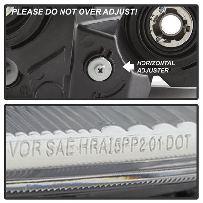 SPYDER xTune 04-05 Toyota Sienna Driver Side Halogen Headlight - OEM Left (HD-JH-TSIE04-OE-L) 9038433