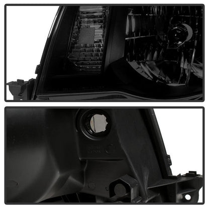 SPYDER Xtune Toyota Tacoma 05-11 Amber Crystal Headlights Black Smoked HD-JH-TT05-AM-BSM 9030420