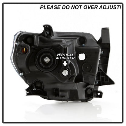 SPYDER xTune 14-17 Toyota Tundra w/o Running Lights OEM Style Halogen Headlights - Chrm (HD-JH-TTU14-AM-C) 9039690