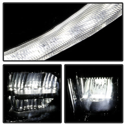 Spyder 14-17 Toyota Tundra OEM LED Headlights Black(Does Not Fit Models With DRL) 9049323