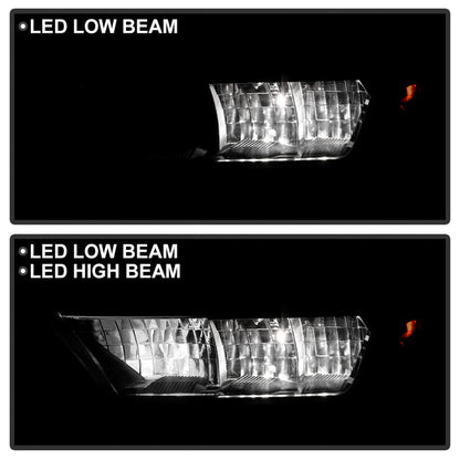 SPYDER Xtune 22-24 Toyota Tundra Black Housing Full LED Headlight - OE Black Set (HD-JH-TTU22-LED-AM-BK) 9956836