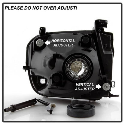 SPYDER xTune 05-06 Toyota Tundra 4DR Double Cab OEM Style Headlights - Chrome HD-JH-TTUN05-C 9043376
