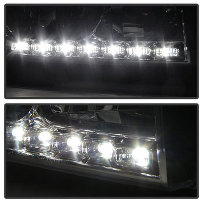 SPYDER Xtune Dodge Charger 06-10 1Pc LED Crystal Headlights Chrome HD-ON-DCH05-1PC-LED-C 5017628