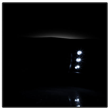 Spyder Ford Mustang 87-93 1PC LED (Replaceable LEDs)Crystal Headlights Black — 1RZU4