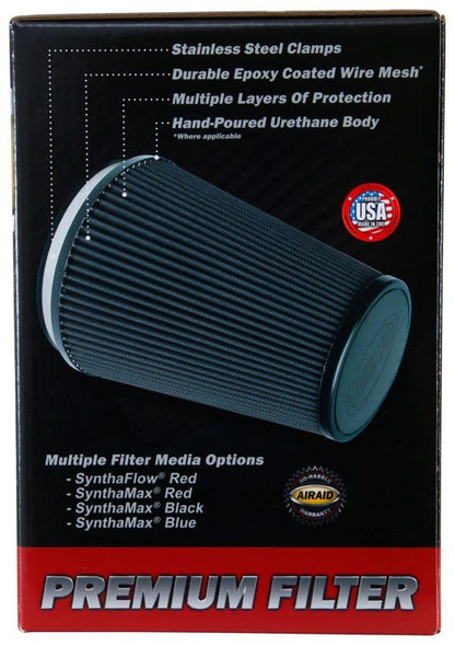 Airaid Universal Air Filter - Cone 4 x 7 x 4 5/8 x 7 w/ Short Flange 700-458