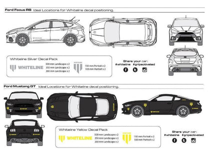 Whiteline Decal Kits — 1DWLW