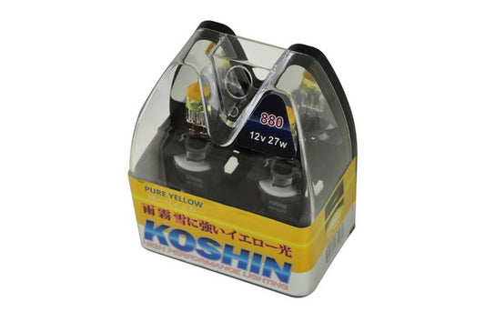 SPYDER Xtune Koshin 880 Hyper Yellow Halogen Light Bulbs 12V 27W LB-KO-YELLOW-880YE 5032980