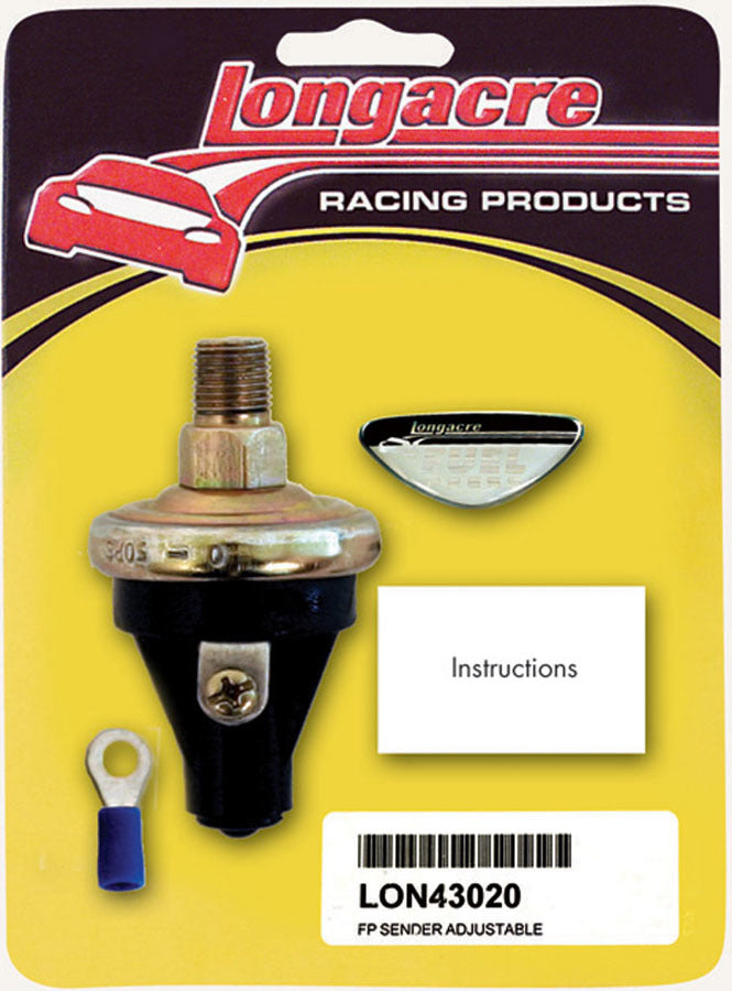 Longacre Fuel Pressure Sender 1/8in. NPT 2-7psi 52-43020