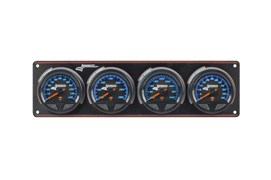 Longacre Waterproof SMI 4 Gauge Panel OP/WT/OT/WP 52-44569