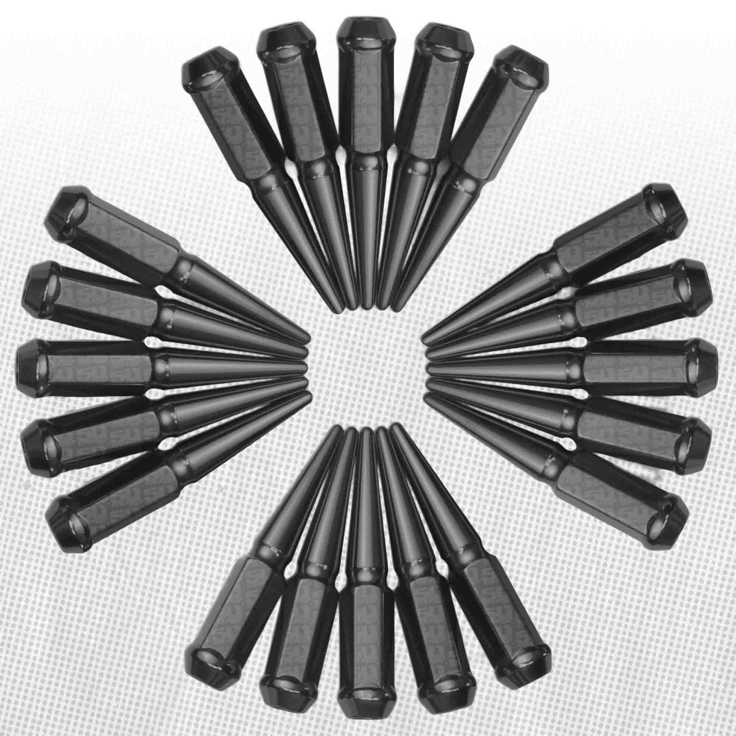 1/2 Inch Extended Spike Lug Nuts - 60 Degree Taper Seat
