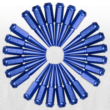 12x1.5mm Extended Spike Lug Nuts - 60 Degree Taper Seat