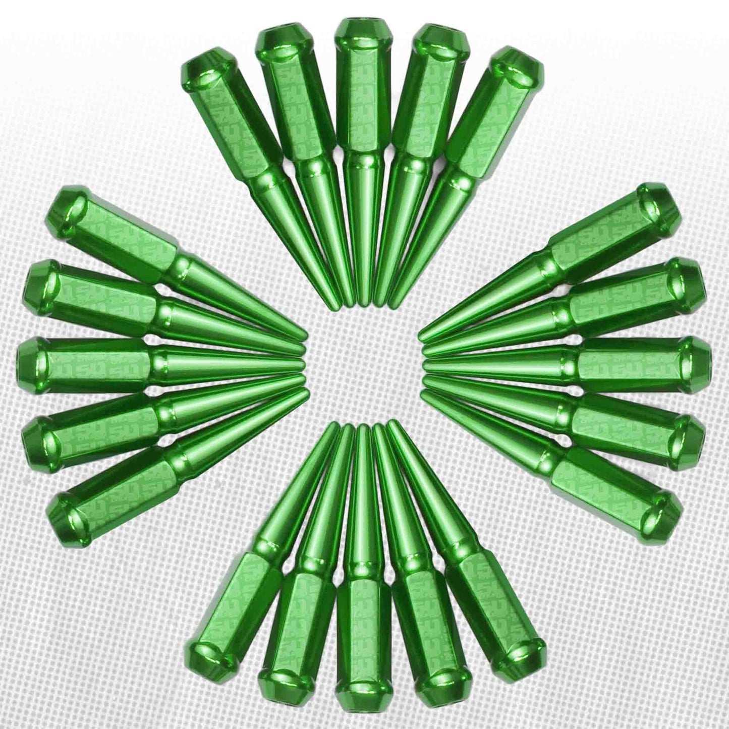 1/2 Inch Extended Spike Lug Nuts - 60 Degree Taper Seat
