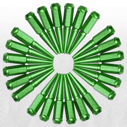 1/2 Inch Extended Spike Lug Nuts - 60 Degree Taper Seat
