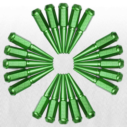 3/8-24 Extended Spike Lug Nuts - 60 Degree Taper Seat