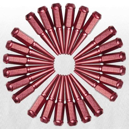 12x1.5mm Extended Spike Lug Nuts - 60 Degree Taper Seat