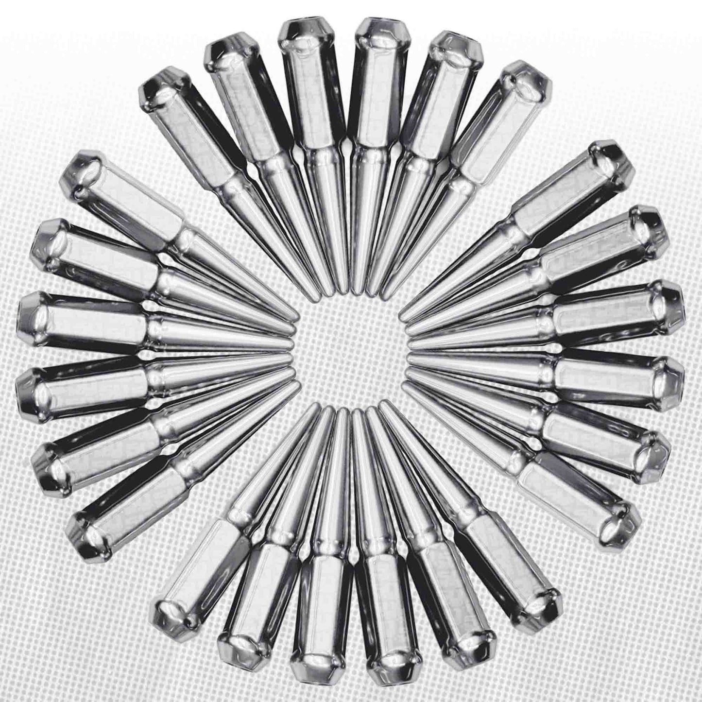 1/2 Inch Extended Spike Lug Nuts - 60 Degree Taper Seat