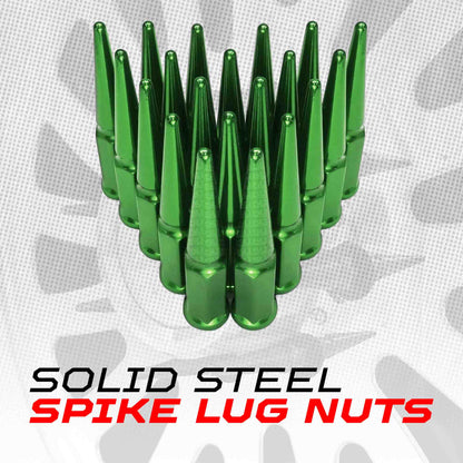 9/16 Extended Spike Lug Nuts - 60 Degree Taper Seat