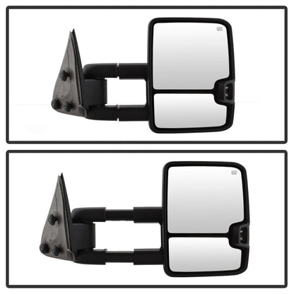 SPYDER xTune Chevy Silverado 99-02 G2 Heated Amber LED Signal Telescoping Mirrors MIR-CS99S-G2-PWH-AM-SET 9936678