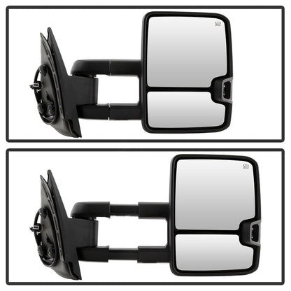 SPYDER xTune Chevy Silverado 07-13 Heated Smoke LED Signal Telescoping Mirrors MIR-CSIL07S-G2-PWH-SM-SET 9936722