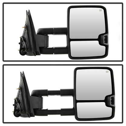 Spyder xTune Chevy Silverado 14-16 Heated Amber LED Signal Telescoping Mirrors