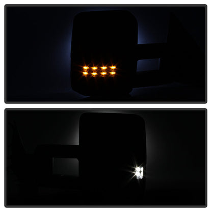 Spyder xTune Chevy Silverado 14-16 Heated Amber LED Signal Telescoping Mirrors