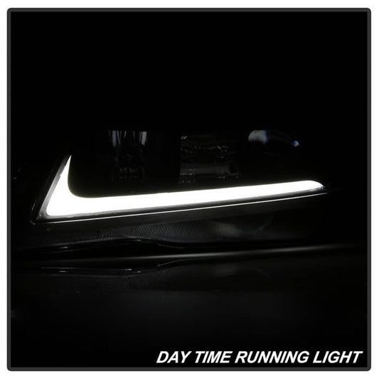 SPYDER xTune 04-08 Acura TSX LED Light Bar Projector Headlights - Black (PRO-JH-ATSX04-LB-BK) 9043116