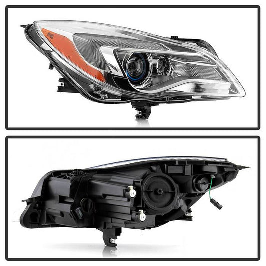 SPYDER xTune 14-17 Buick Regal Halogen Projector Headlights - OEM Right (PRO-JH-BREG14-OE-R) 9943744
