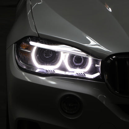 xTune BMW X5 14-18 Xenon HID/AFS Projector Headlights - OE Left Pro-Jh-BX514-Afs-Oe-L