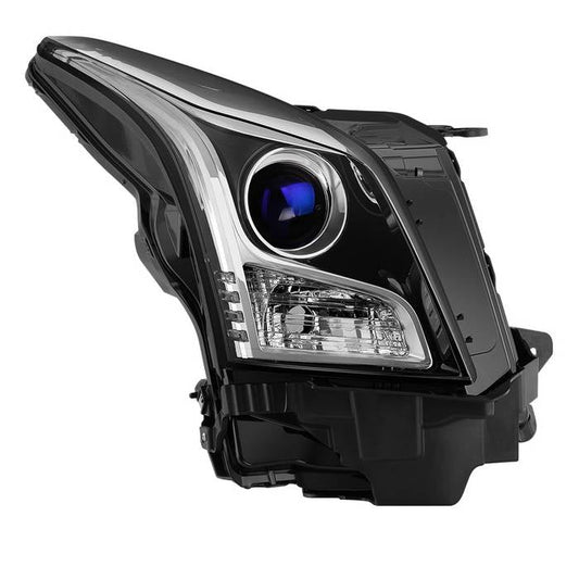 SPYDER xTune 13-18 Cadillac ATS Passenger Side Halogen Proj Headlights - OEM Right (PRO-JH-CATS14-OE-R) 9943782