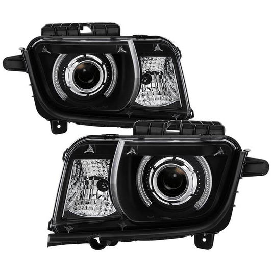 SPYDER xTune 10-13 Chevy Camaro CCFL Halo Projector Headlights - Black (PRO-JH-CCAM10-LED-BK) 9040498
