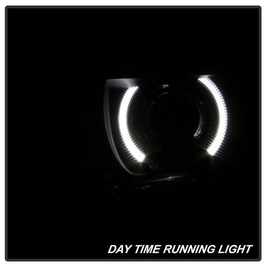 SPYDER xTune 10-13 Chevy Camaro CCFL Halo Projector Headlights - Black Smoked (PRO-JH-CCAM10-LED-BSM) 9040870