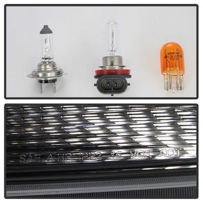 SPYDER xTune Chevy Colorado 15-17 Halogen Only Projector Headlights - DRL - Black PRO-JH-CCO04-LBDRL-BK 9039287