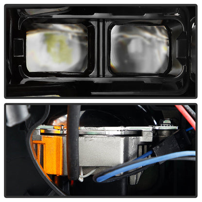 SPYDER 09-18 Dodge Ram 1500 (Halogen Model Only) Full LED Headlights - Black (PRO-JH-DR09-FLED-BK) 9050848