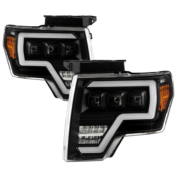 xTune Ford F150 09-14 Projector Headlights - Halogen Model Only