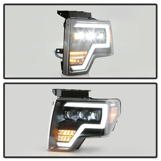 xTune Ford F150 09-14 Projector Headlights - Halogen Model Only
