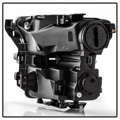SPYDER xTune 15-17 Ford F-150 DRL LED Light Bar Projector Headlights - Black (PRO-JH-FF15015-LB-BK) 9042935
