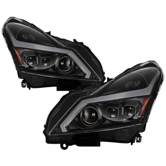 SPYDER xTune 10-13 Infiniti G37 (HID w/o Tech Pkg) Proj Headlights w/Signal - Blk (PRO-JH-IG3507-4D-LB-BK) 9043086