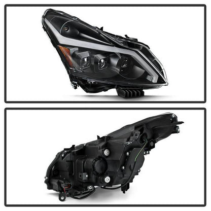 SPYDER xTune 10-13 Infiniti G37 (HID w/o Tech Pkg) Proj Headlights w/Signal - Blk (PRO-JH-IG3507-4D-LB-BK) 9043086
