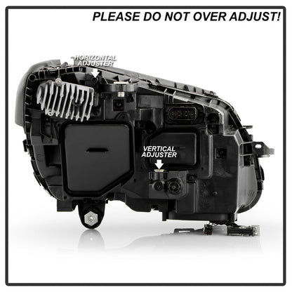 SPYDER Xtune 15-18 Mercedes C Class LED Single Projector Headlight - OE Left (PRO-JH-MBW20515-FLED-OE-L) 9959370