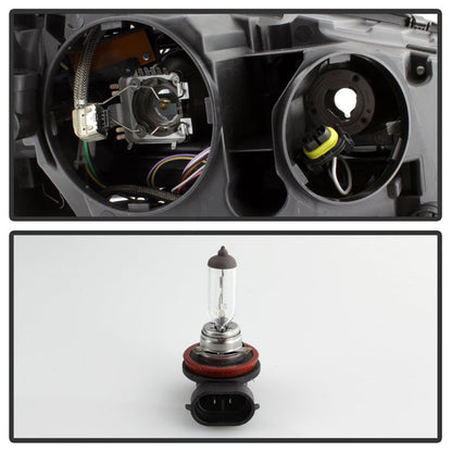 SPYDER xTune Mercedes Benz S-Class W221 LED Projector Headlights - Chrome (PRO-JH-MBW22107-HID-C) 9937064