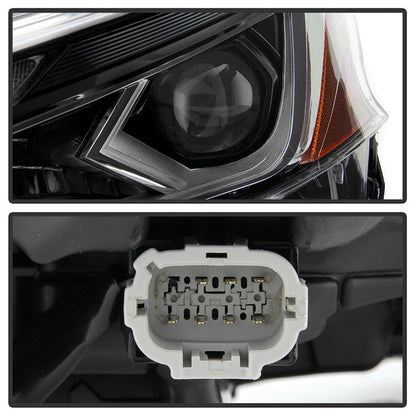 xTune Nissan Altima 19-20 4Dr w High Beam LED Projector Headlight — 20XSD