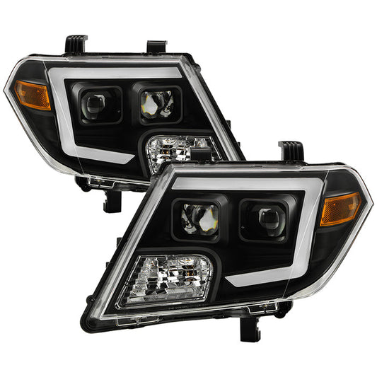SPYDER xTune Nissan Frontier 09-20 Projector Headlights - Light Bar DRL - Black 9051395