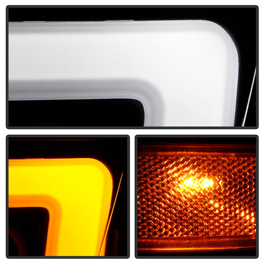 SPYDER xTune Nissan Frontier 09-20 Projector Headlights - Light Bar DRL - Black 9051395