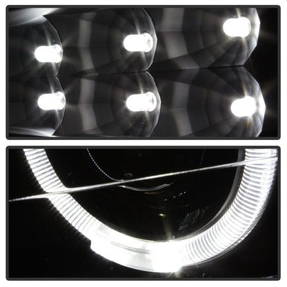 SPYDER Xtune Nissan Titan 04-14 Projector Headlights LED Halo Black PRO-JH-NTI04-LED-BK 5077103