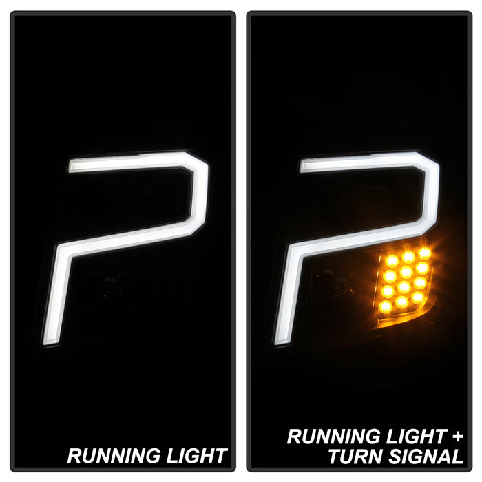 Xtune Nissan Titan (Halogen Only) 06-20 Projector Headlights Black Pro-Jh-NTI16-Lbbrl-Bk