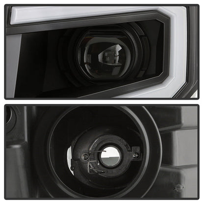 Xtune Nissan Titan (Halogen Only) 06-20 Projector Headlights Black Pro-Jh-NTI16-Lbbrl-Bk