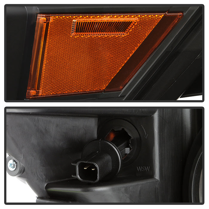 Xtune Nissan Titan (Halogen Only) 06-20 Projector Headlights Black Pro-Jh-NTI16-Lbbrl-Bk