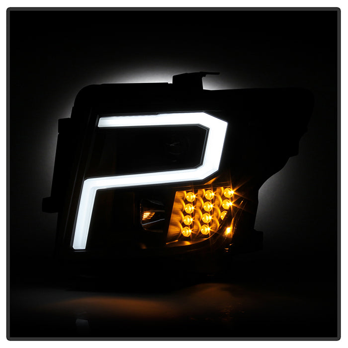 Xtune Nissan Titan (Halogen Only) 06-20 Projector Headlights Black Pro-Jh-NTI16-Lbbrl-Bk